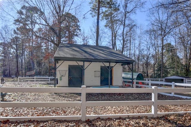 view of side of property