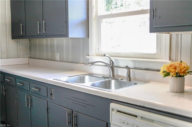 kitchen with dishwasher and sink