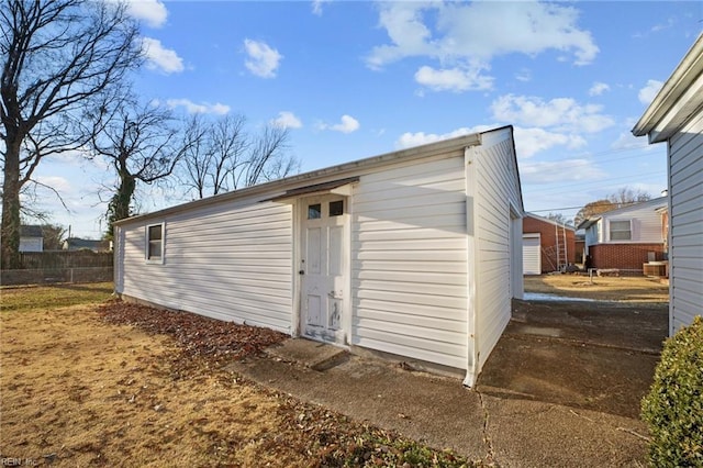 view of outbuilding