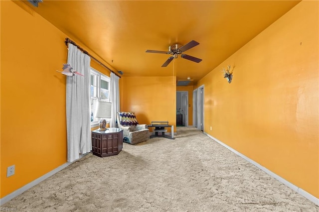 view of patio / terrace featuring ceiling fan