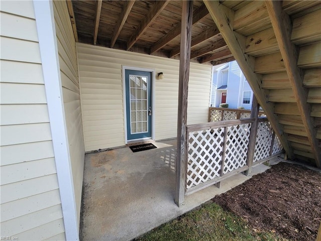 view of entrance to property