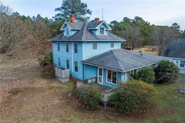 view of rear view of house