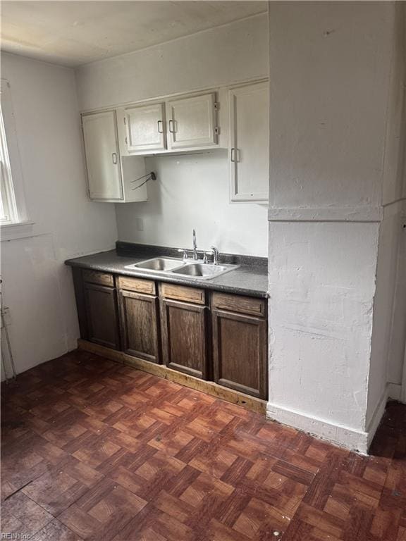 409 Hicks Ave, Norfolk, VA 23502 - kitchen with dark countertops and a sink