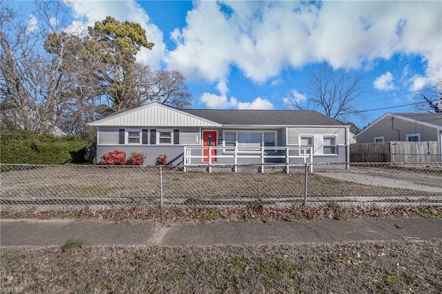 view of front of home