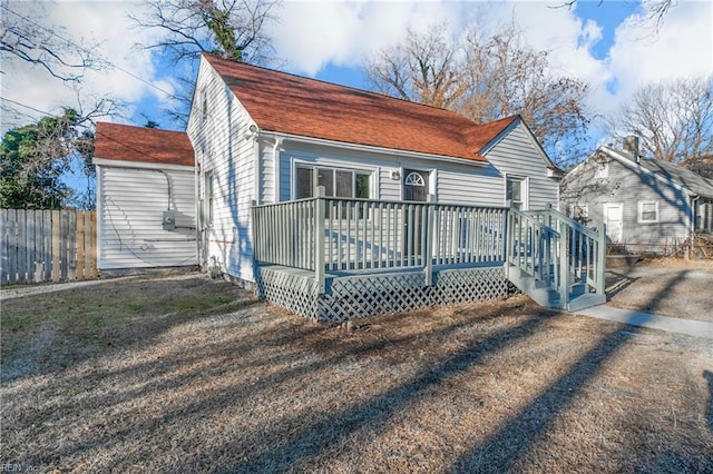 view of back of house