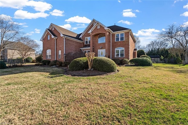 view of front of property with a front yard