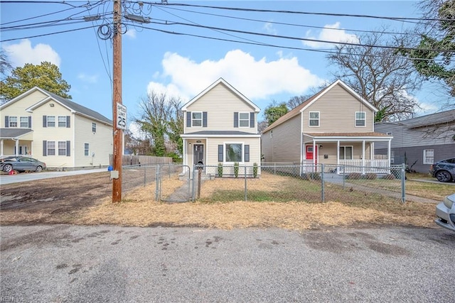 front of property featuring a porch