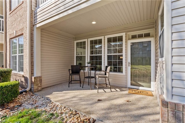 view of patio / terrace featuring a porch