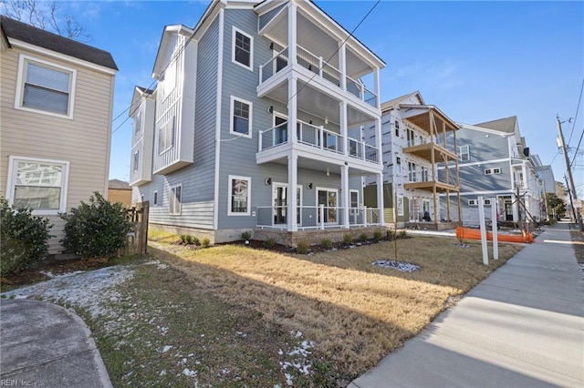 view of front of home