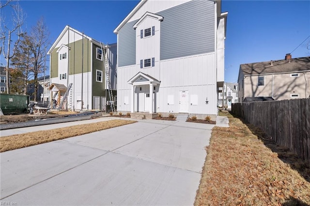 view of rear view of property