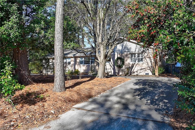 view of front of home