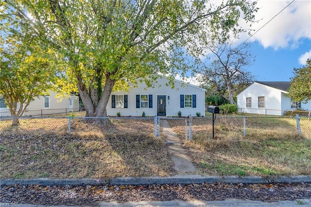 view of front of property