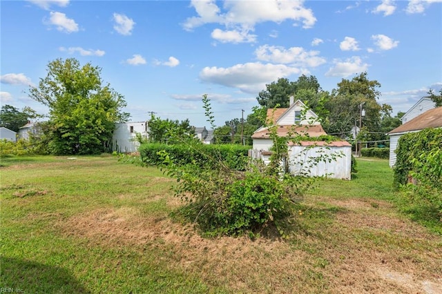 view of yard