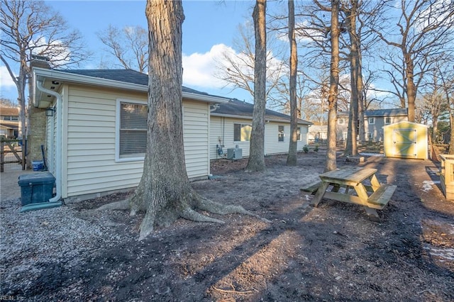 view of rear view of property