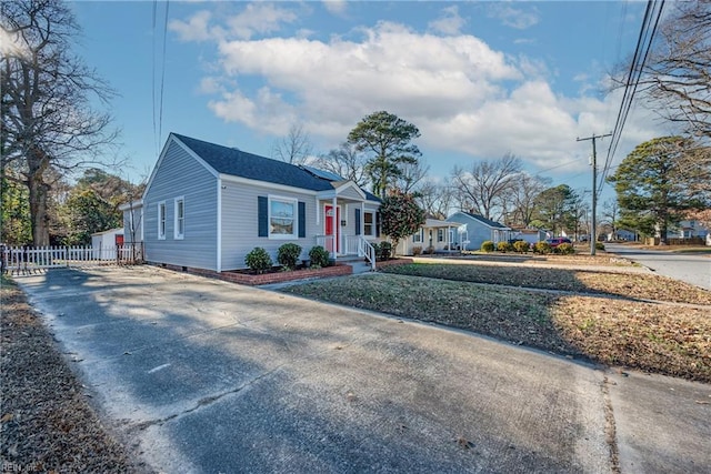 view of front of house