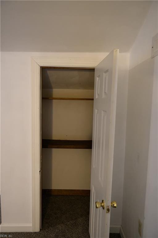 view of closet