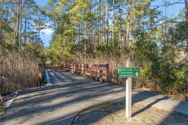 view of road