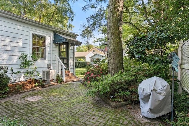 view of yard featuring a patio