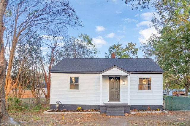 view of bungalow-style house