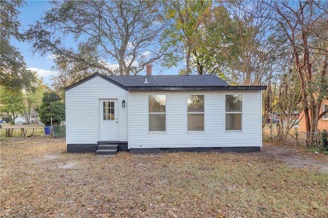 view of rear view of house