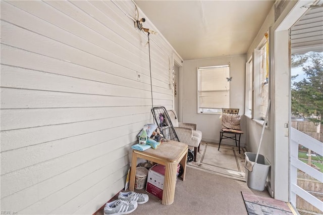 sunroom with a healthy amount of sunlight