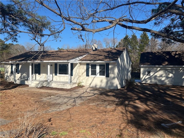 view of front of home