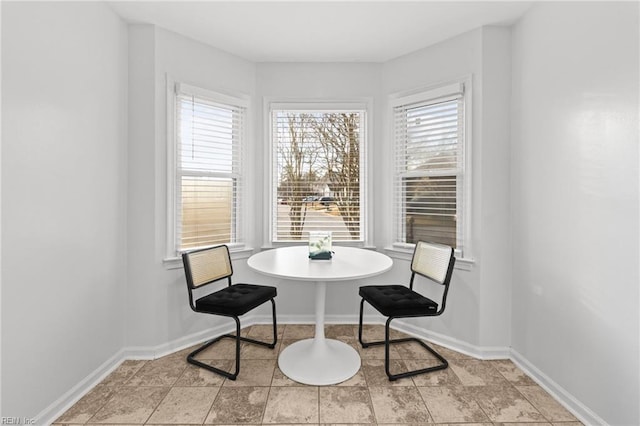 dining area with a healthy amount of sunlight