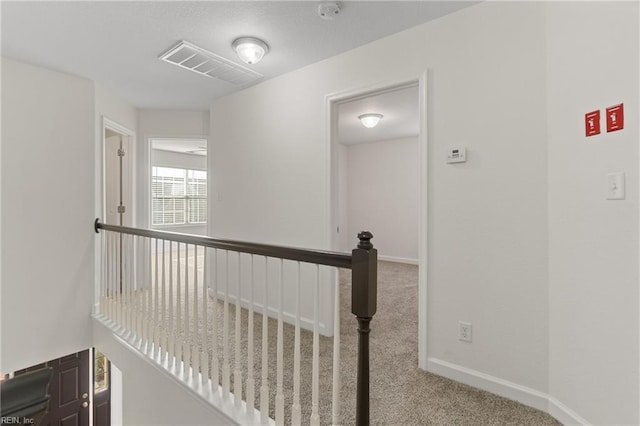 corridor featuring carpet floors