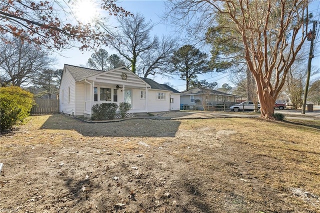 exterior space featuring a porch