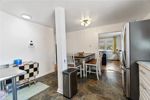 view of dining area