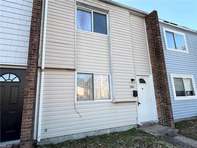 view of rear view of property