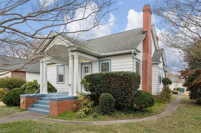 view of front of home