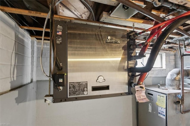 view of utility room