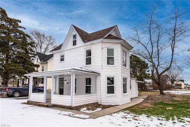 view of front of house with a porch