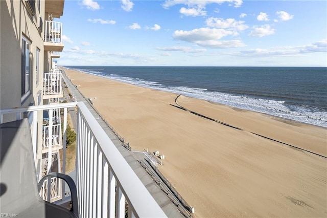 water view featuring a view of the beach