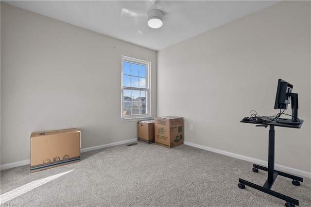 exercise room featuring carpet