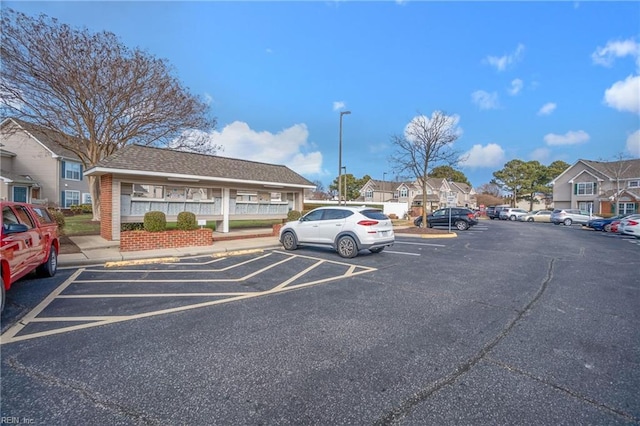 view of car parking