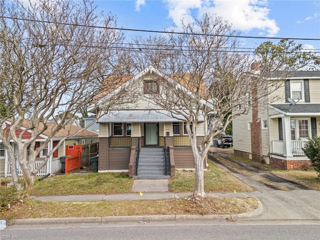 view of front of home