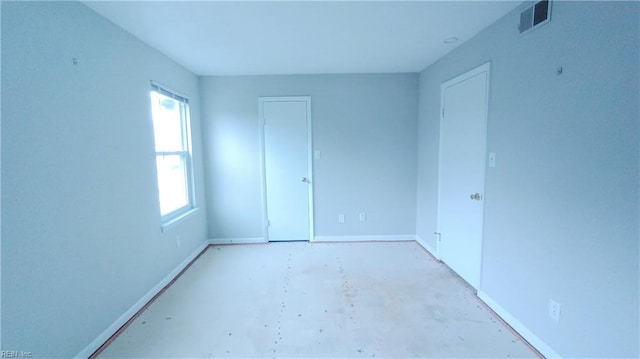 view of unfurnished room