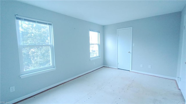 view of empty room