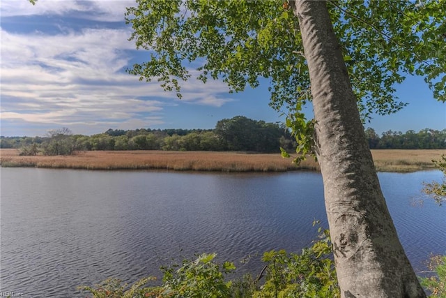 property view of water