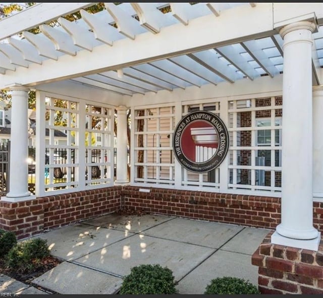 view of patio