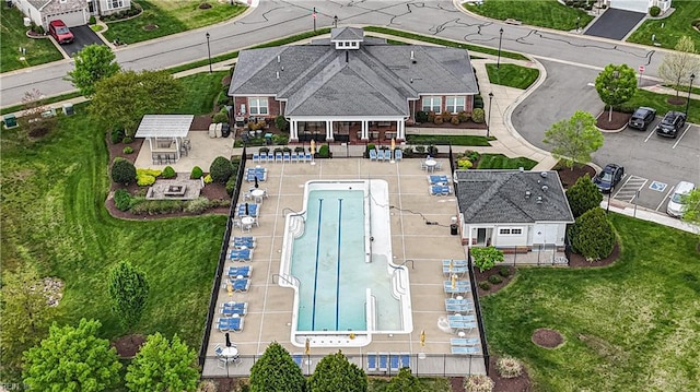 aerial view