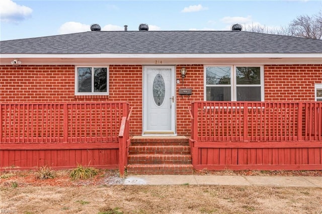 view of front of home