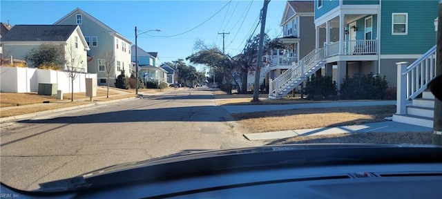 view of street