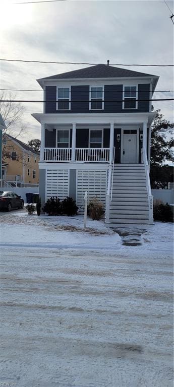 view of front of home