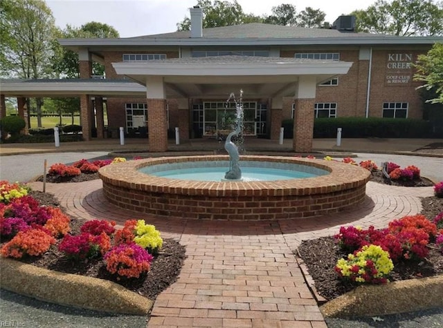 view of pool