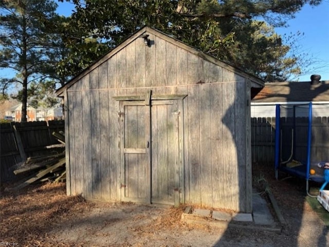 view of outdoor structure