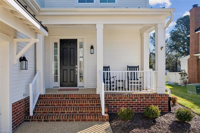 view of entrance to property