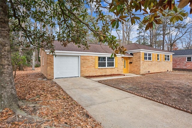 ranch-style house with a garage